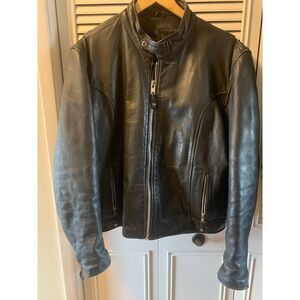 First Genuine Leather Bikers Jacket, Made in Pakistan, XL